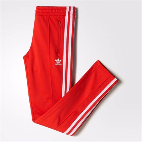 rode adidas broek